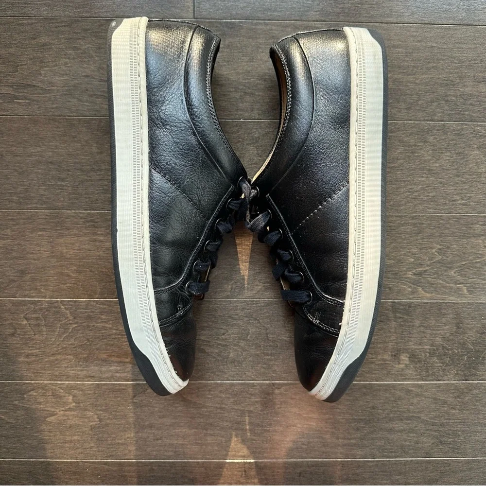 GH BASS &‎ Co Men's Black Leather Sneaker Dress Casual Size 10M
